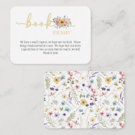 Tarjeta de bebé para libro de Baby Shower amarillo