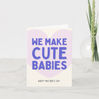 Tarjeta de Bebés Adorables