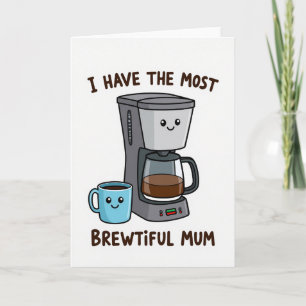Tarjeta de Bebida Brewtiful Mum