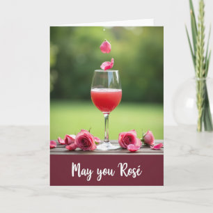 Tarjeta de Bebida del Día de las Madres Floral