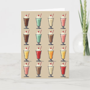 Tarjeta de Bebida Dulce de Postre