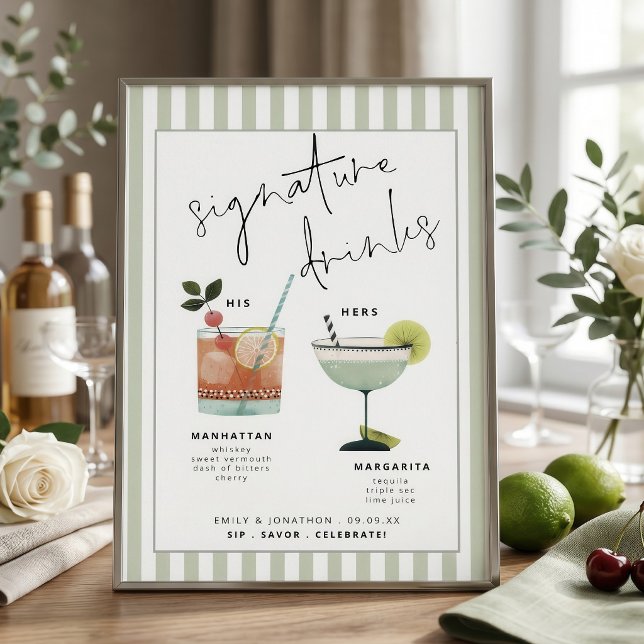 Tarjeta de Bebidas y Cócteles de la Firma de la Ba (Subido por el creador)