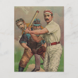 Tarjeta de béisbol de antaño de alrededor de 1895