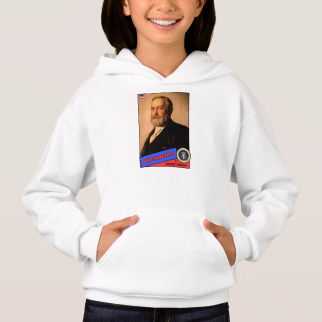 Tarjeta de béisbol de Benjamin Harrison (Anverso)