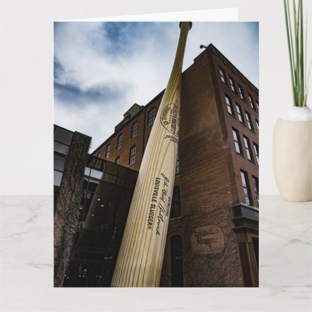 TARJETA DE BÉISBOL DE CUMPLEAÑOS DE LOUSIVILLE (Anverso)