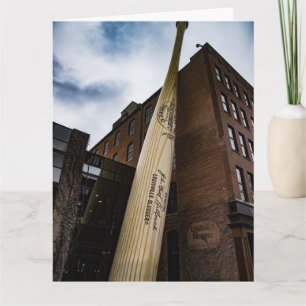 TARJETA DE BÉISBOL DE CUMPLEAÑOS DE LOUSIVILLE
