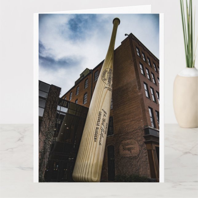 TARJETA DE BÉISBOL DE CUMPLEAÑOS DE LOUSIVILLE (Anverso)