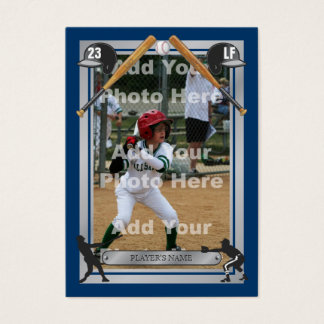 Tarjeta de béisbol de encargo de lujo