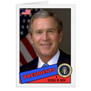 Tarjeta de béisbol de George W. Bush