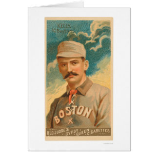Tarjeta de béisbol de rey Kelly 1888