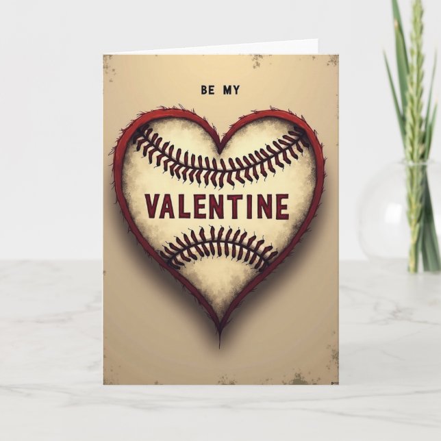 Tarjeta de béisbol de San Valentín (Anverso)