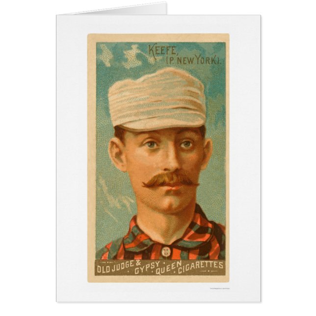 Tarjeta de béisbol de Tim Keefe 1888 (Frente)
