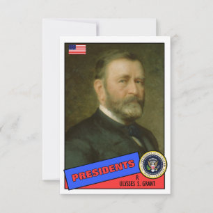 Tarjeta de béisbol de Ulysses S. Grant