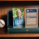 Tarjeta de béisbol del abuelo de la abuela All Sta (Birthday Photo All-Star Grandpa Baseball Card)