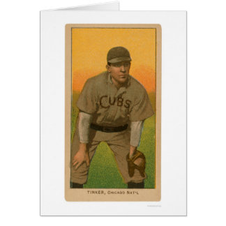 Tarjeta de béisbol del chapucero de Joe 1909