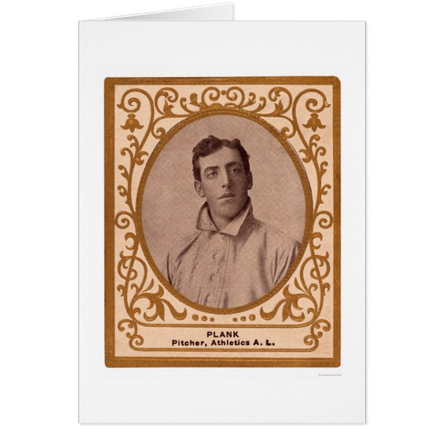 Tarjeta de béisbol del tablón de Eddie 1909 (Frente)