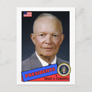 Tarjeta de béisbol Dwight D. Eisenhower