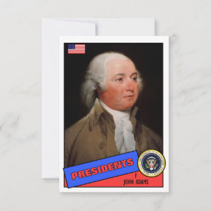 Tarjeta de béisbol John Adams