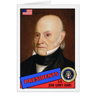 Tarjeta de béisbol John Quincy Adams