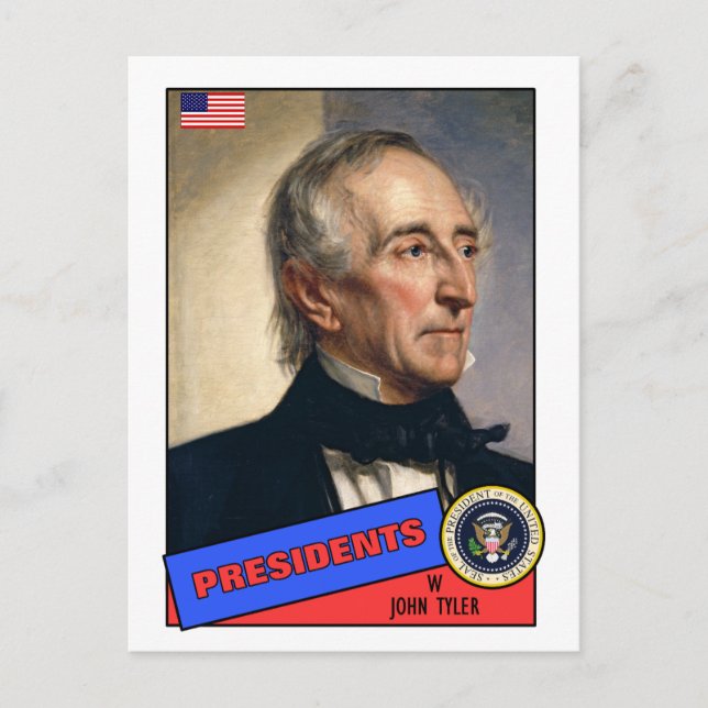 Tarjeta de béisbol John Tyler (Anverso)