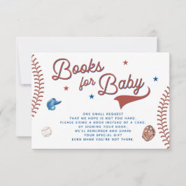 Tarjeta de beisbol para bebé, Baby Shower de béisb