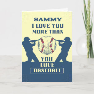 Tarjeta De Béisbol Para Niños