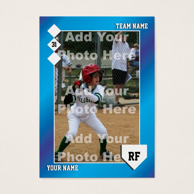Tarjeta de béisbol personalizado (Frente)