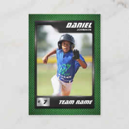 Tarjeta de béisbol PRO con tarjeta de intercambio