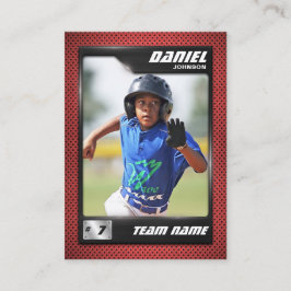 Tarjeta de béisbol PRO con tarjeta de intercambio