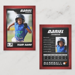 Tarjeta de béisbol PRO con tarjeta de intercambio