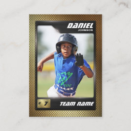 Tarjeta de béisbol PRO con tarjeta de intercambio