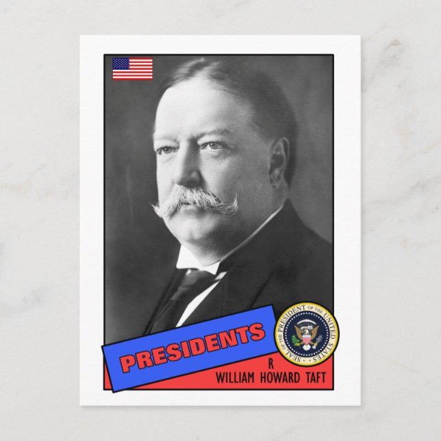 Tarjeta de béisbol William Howard Taft (Anverso)