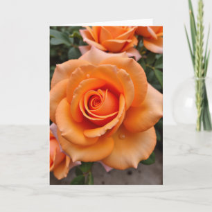 Tarjeta de belleza de flor de espiral