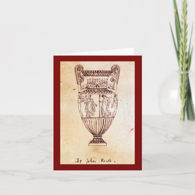 Tarjeta de 'belleza es verdad, verdad es belleza' (Anverso)