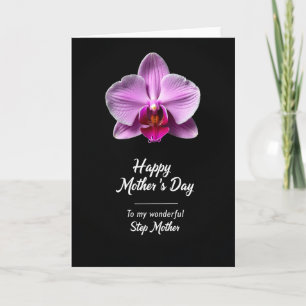 Tarjeta de Belleza Floral de Chevron