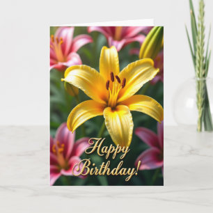Tarjeta de belleza floral elegante