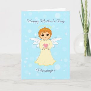 Tarjeta de bendición Angel del Día de la Madre