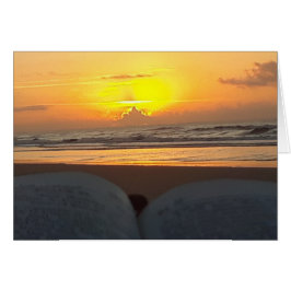 Tarjeta De Bendición Beach Sunrise, Canciones Del 