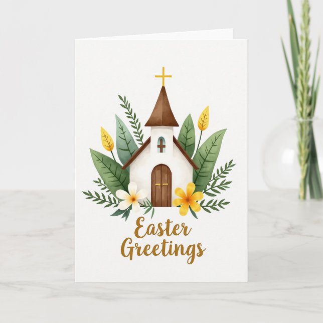 Tarjeta de bendición de la capilla de primavera (Anverso)