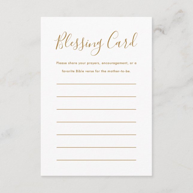 Tarjeta de bendición de madre cristiana para oraci (Anverso)