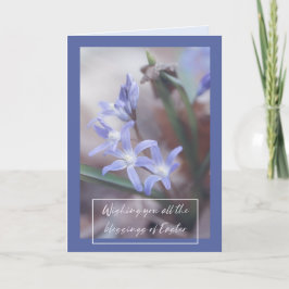 Tarjeta de Bendición de Pascua - Chionodoxa