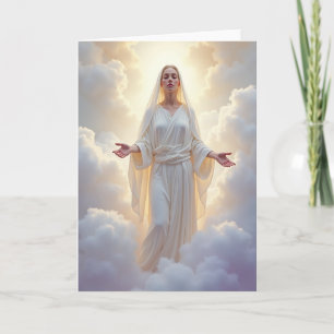 Tarjeta de bendición de paz celestial