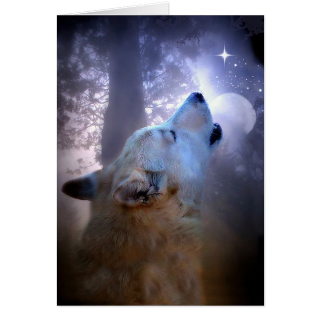 Tarjeta de bendición del solsticio de invierno Wol (Frente)