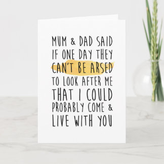 tarjeta de bendición divertida