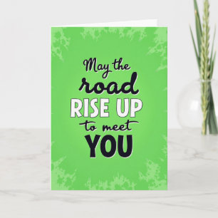 Tarjeta de Bendición Irlandesa Levántate