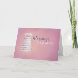 Tarjeta de bendición para el bebé