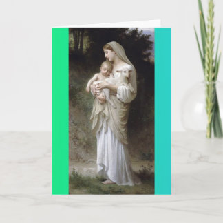 Tarjeta de bendición para Navidades de la inocenci