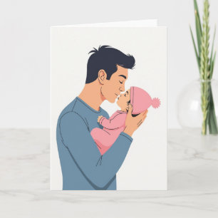 Tarjeta de Bendición Suave para el Día del Padre