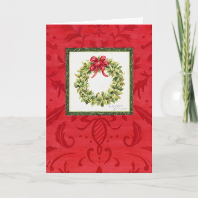 Tarjeta de beneficencia cristiana para los navidad (Anverso)