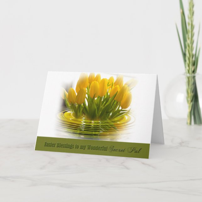 Tarjeta de beneficencia de Pascua - SECRET PAL (Anverso)